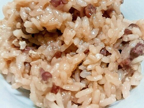 まず挑戦！簡単赤飯♪圧力鍋と炊飯器で♪